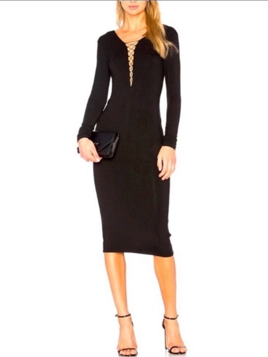 T by Alexander Wang Dresses & Skirts - T by Alexander Wang Lace Up Midi Dress NWT